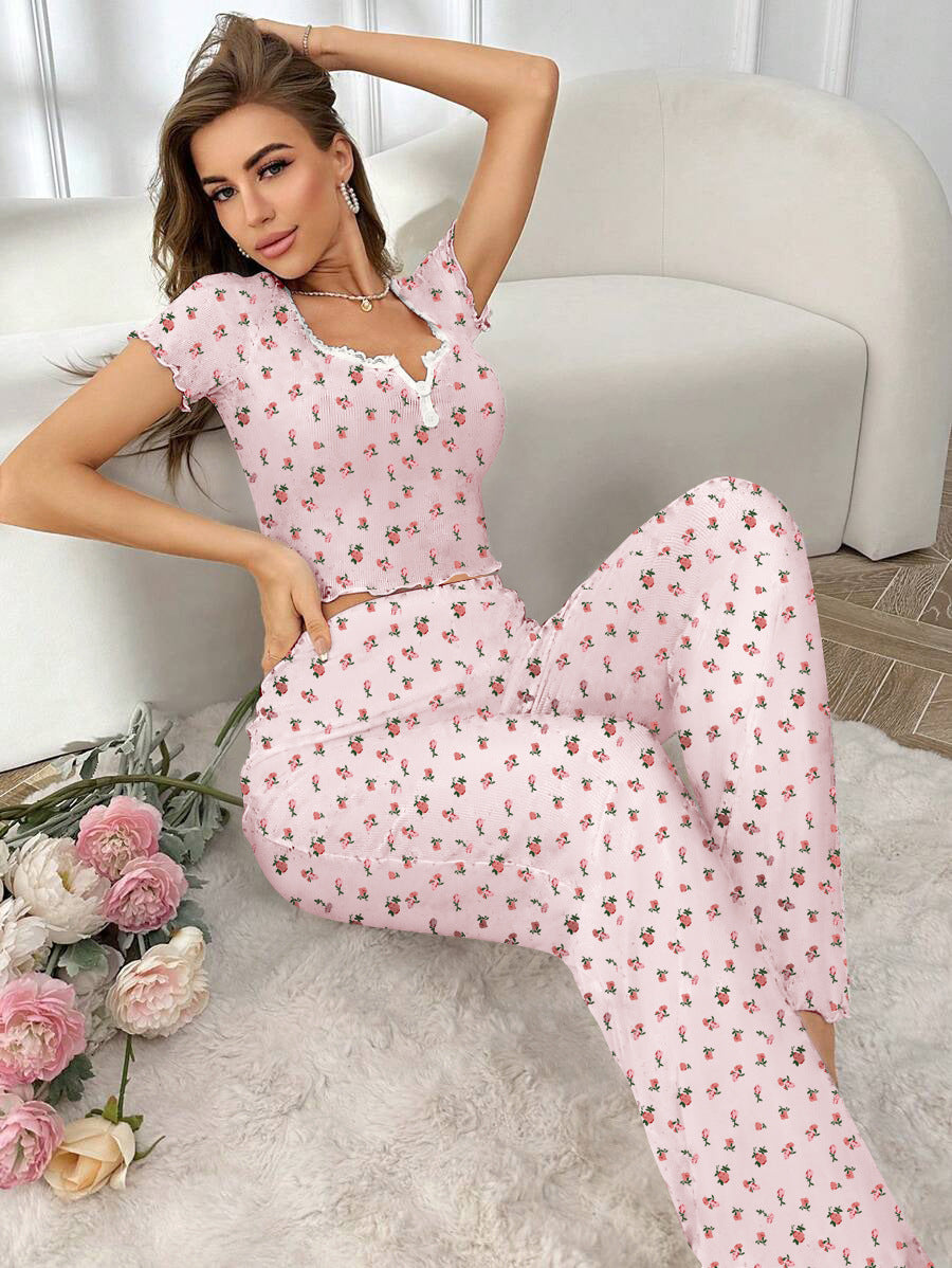 Ladies floral pattern dress