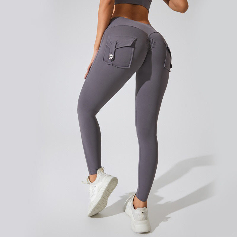 Women's Sporty Leggings with Practical Pockets