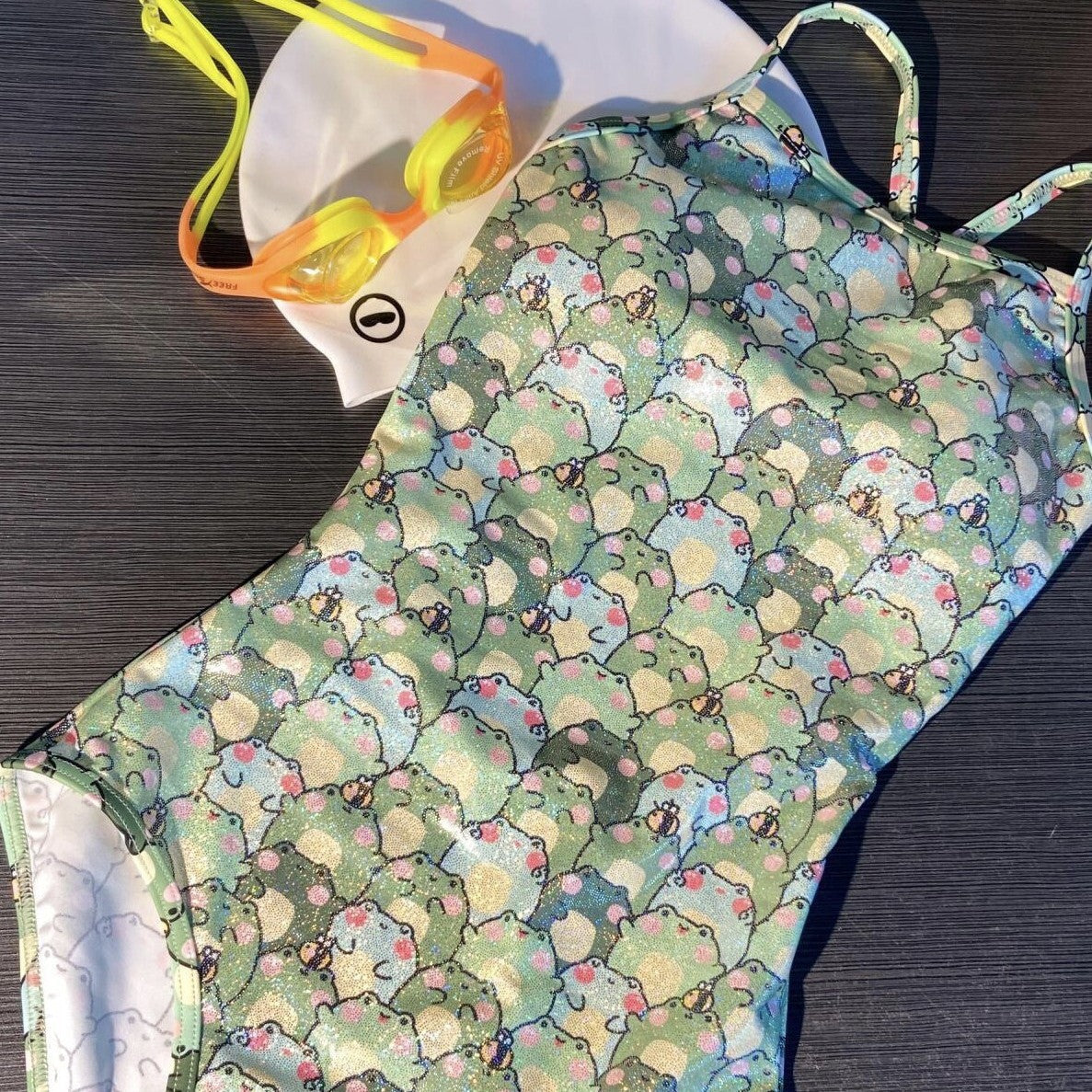 Femme Playful Patterned One-Piece Swimwear