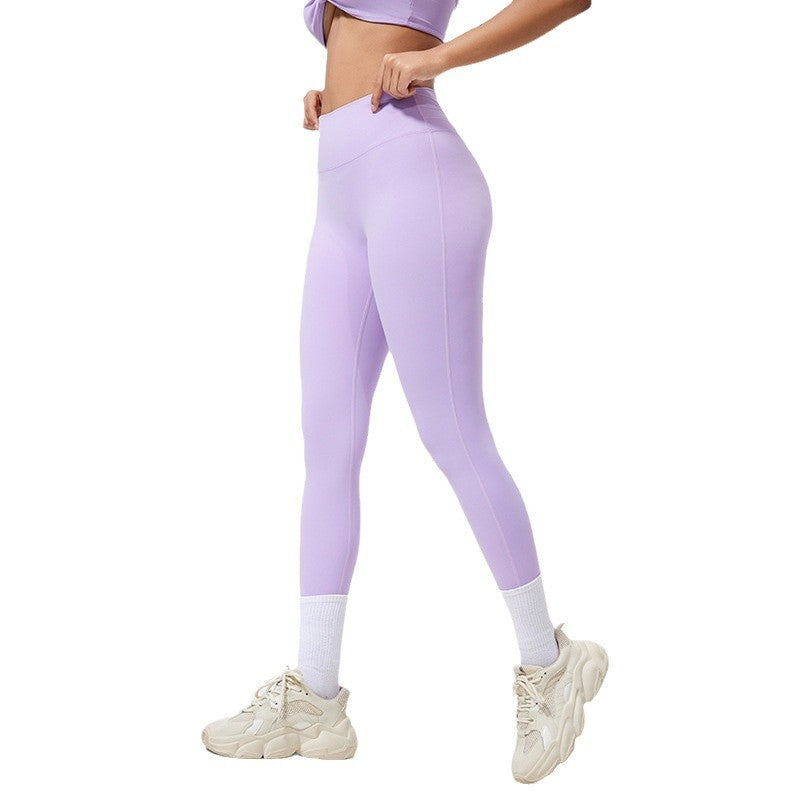 Ladies Shaping High-Performance Leggings with Fashionable Leopard Print