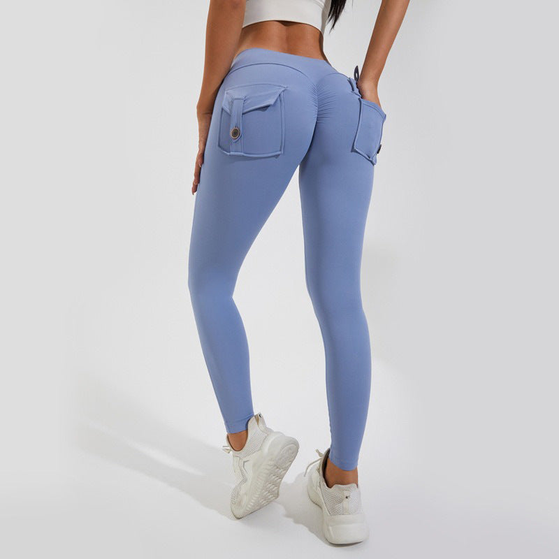 Women's Sporty Leggings with Practical Pockets