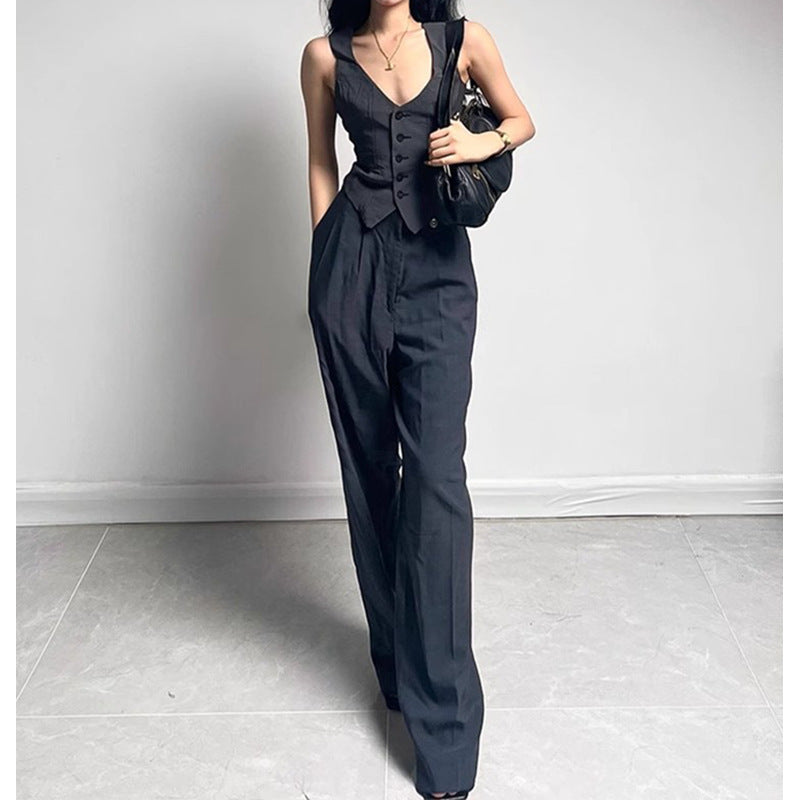 Women's Tailored Business Vest and Suit
