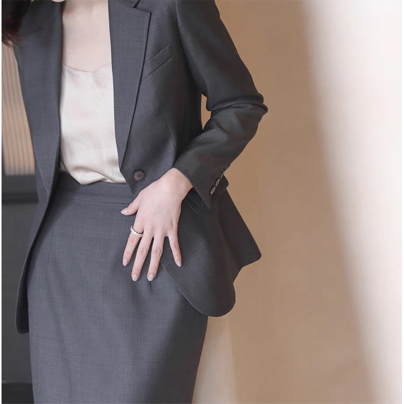 Women's Tailored Pencil Skirt Suit Set
