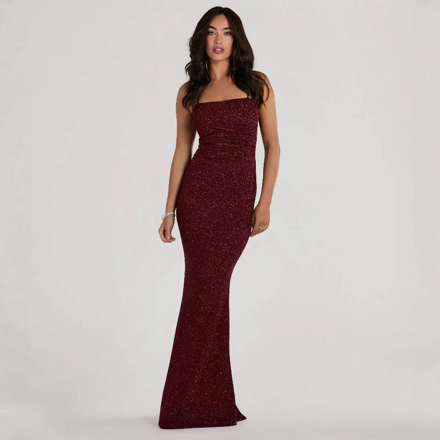 Women's Figure-Flattering Evening Dress with Elegant Mermaid Cut