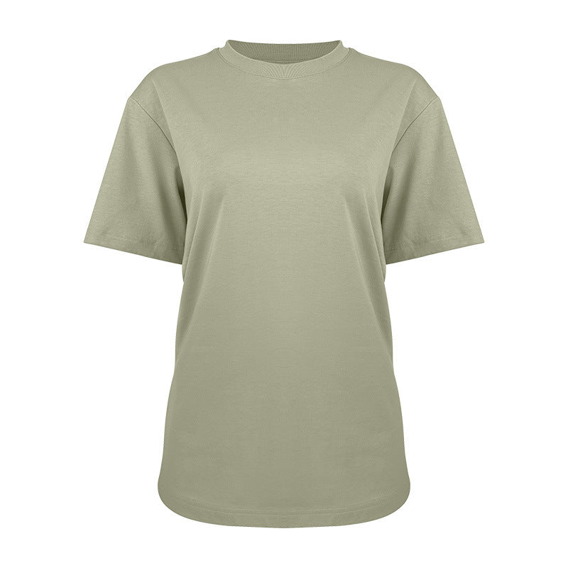 Women's modern loose T-shirt made of breathable material