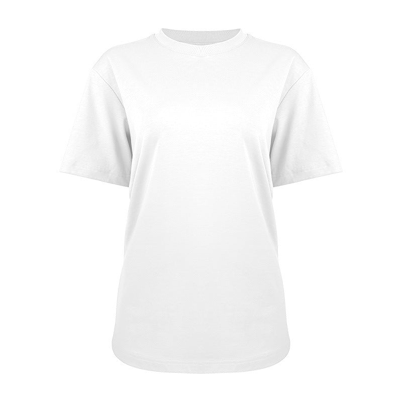 Women's modern loose T-shirt made of breathable material