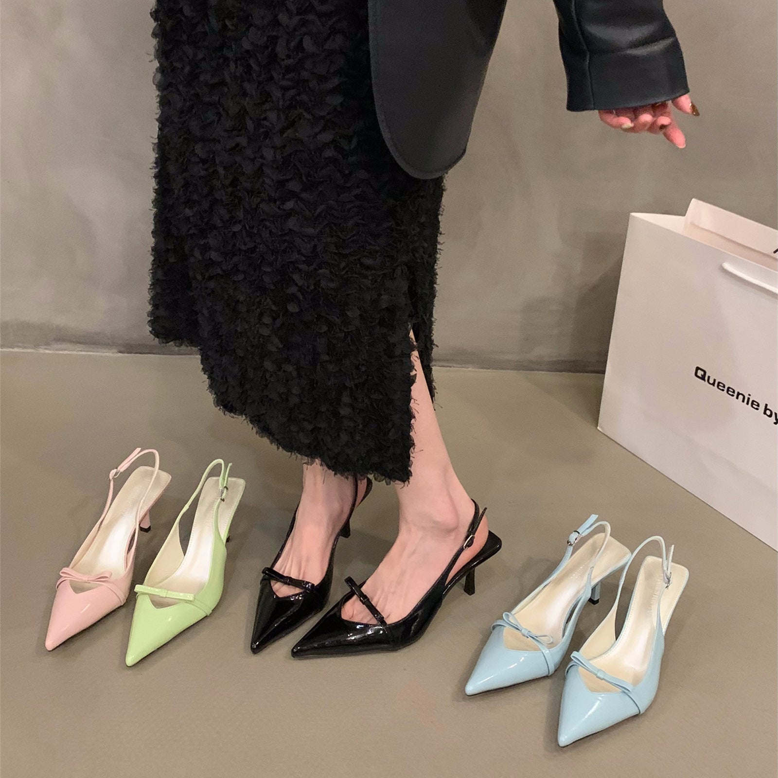 Women's Slingback Pumps with elegant cut and fine strap