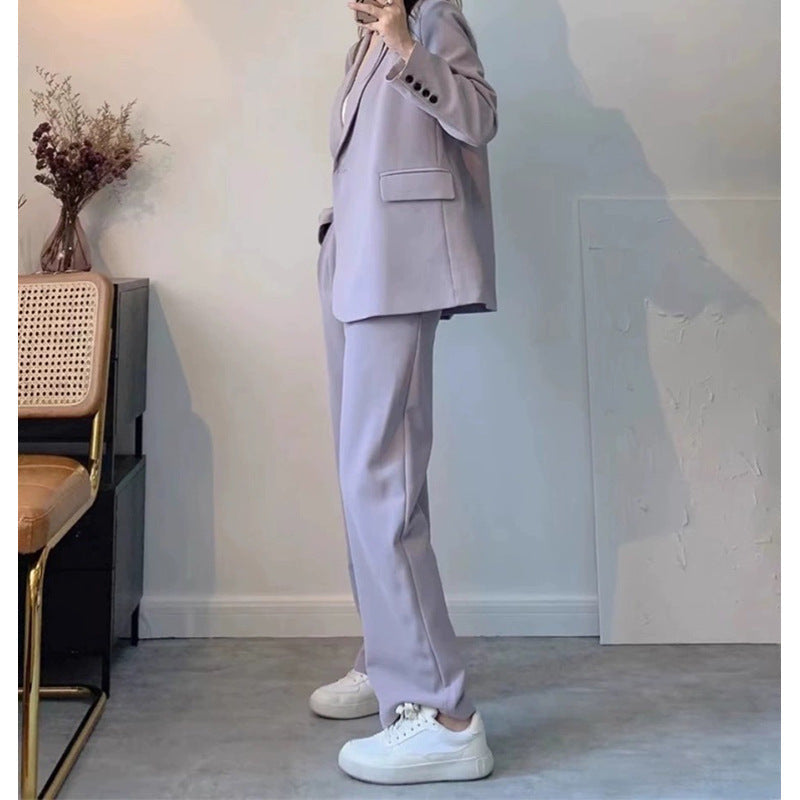 Women's Tailored Suit Set with Relaxed Silhouette