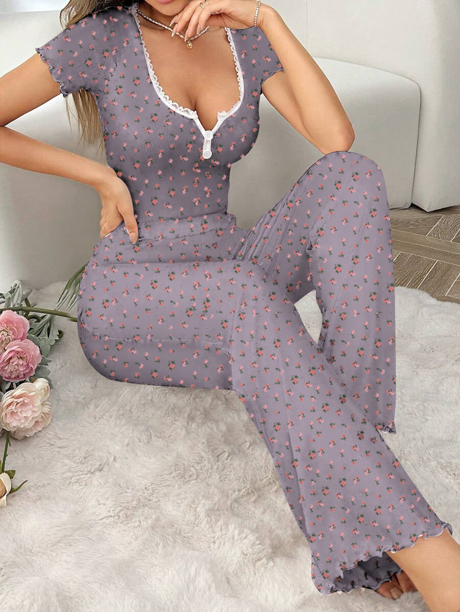 Ladies floral pattern dress