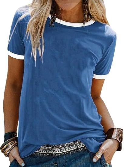 Women T-Shirt with contrasting sleeves
