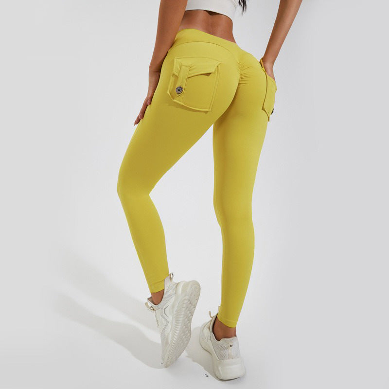 Women's Sporty Leggings with Practical Pockets
