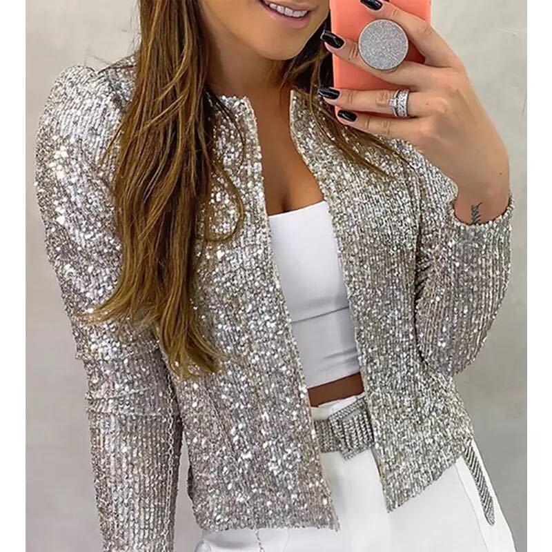 Ladies Glittering Cardigan