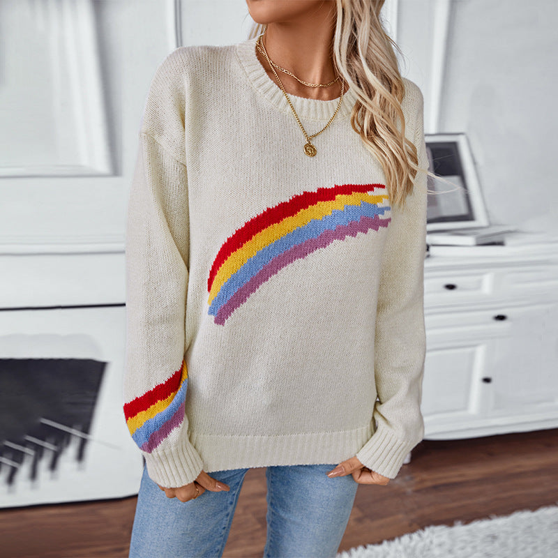 Women's patterned pullover