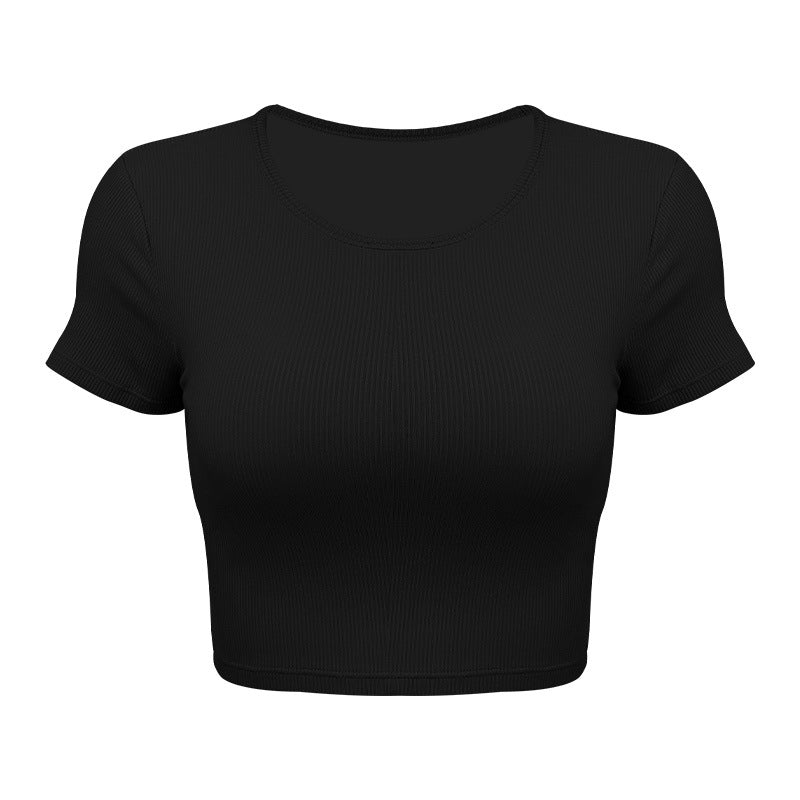 Women's Short Sleeve Ribbed T-Shirt