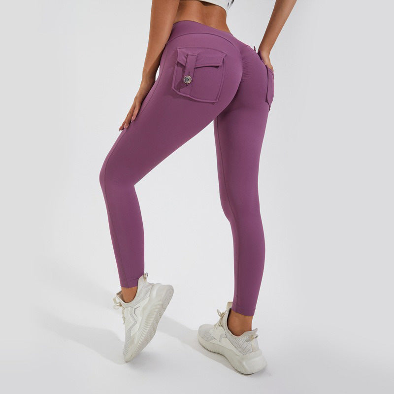 Women's Sporty Leggings with Practical Pockets