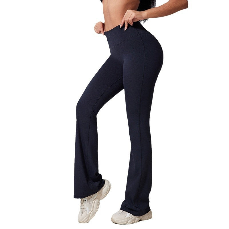 Women’s leggings with high waistband and trendy leopard print