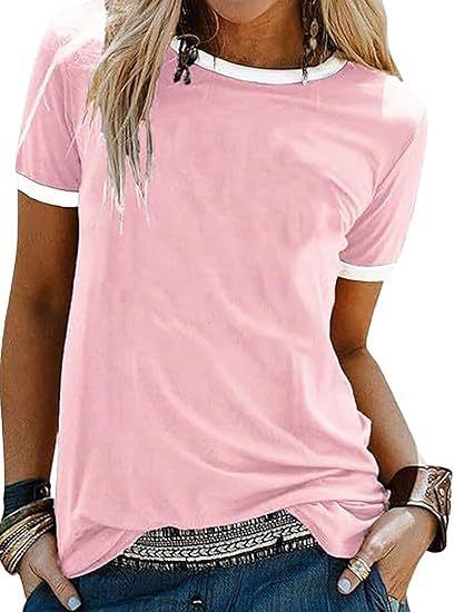 Women T-Shirt with contrasting sleeves