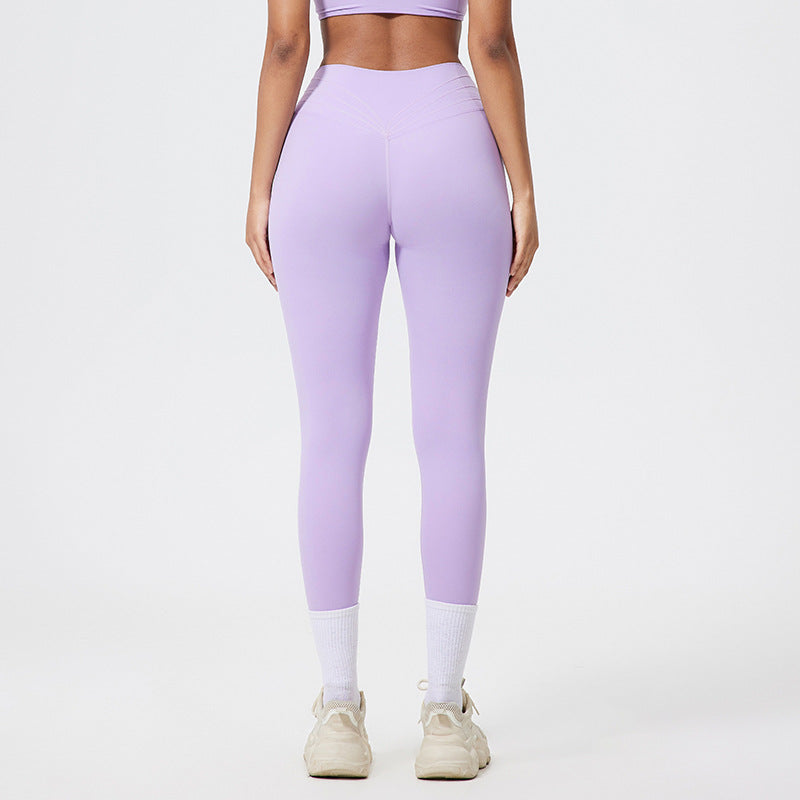 Ladies Shaping High-Performance Leggings with Fashionable Leopard Print