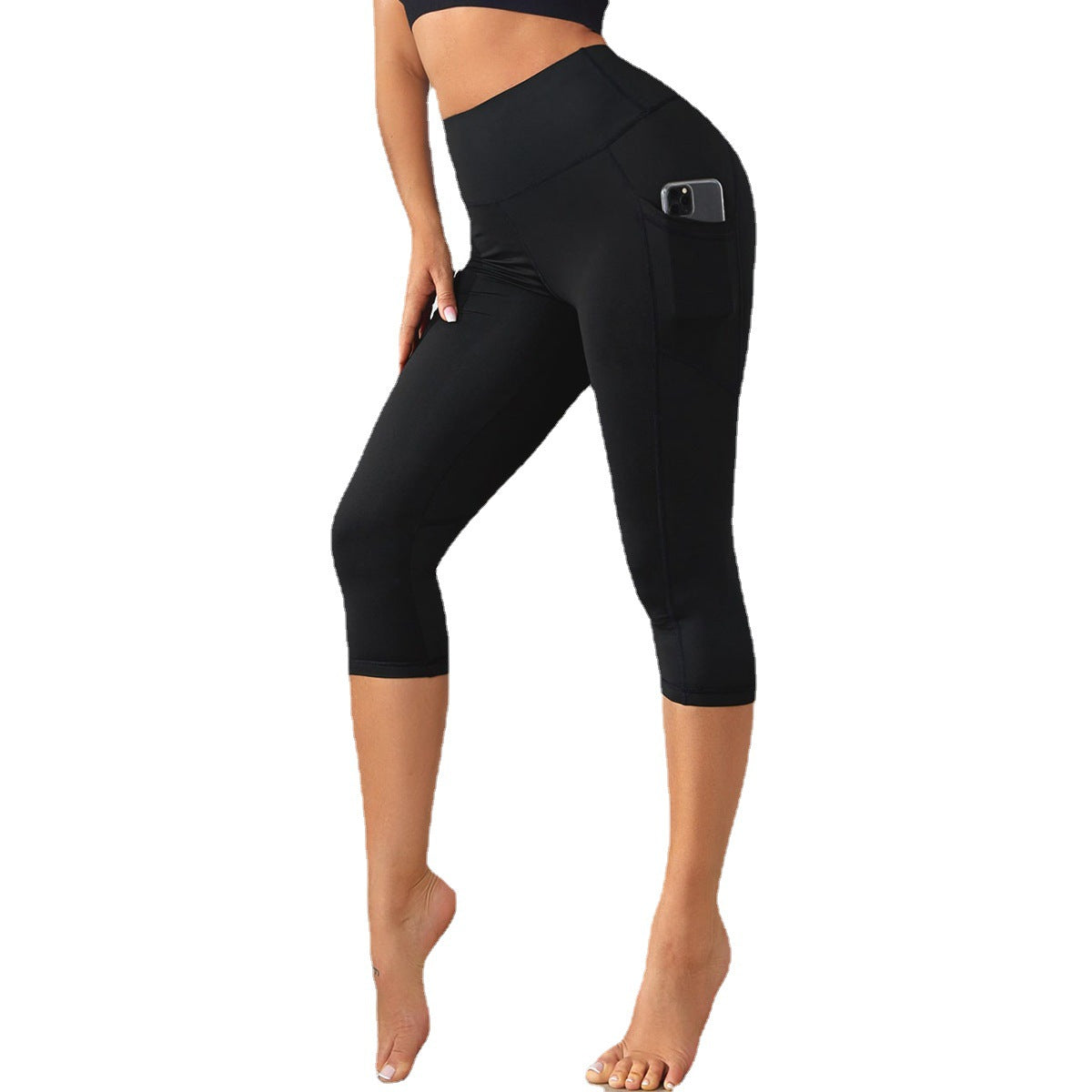 Women's sports leggings with pockets