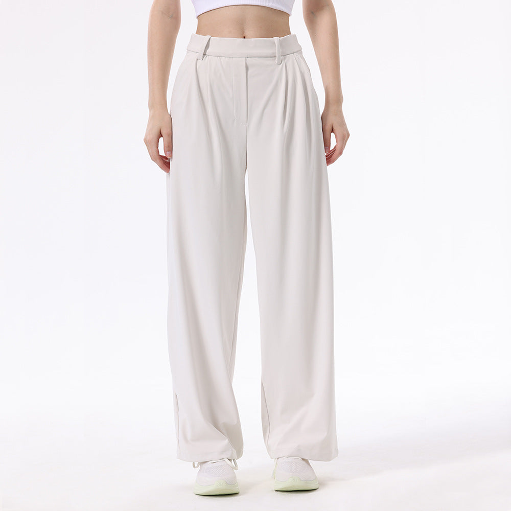 Women's High-Waisted Wide-Leg Trousers