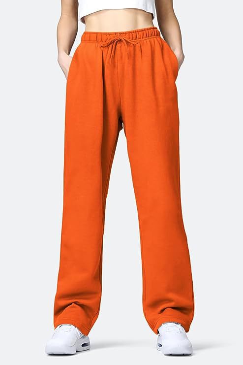 Ladies Comfortable Leisure Pants with Elastic Waistband and Side Pockets