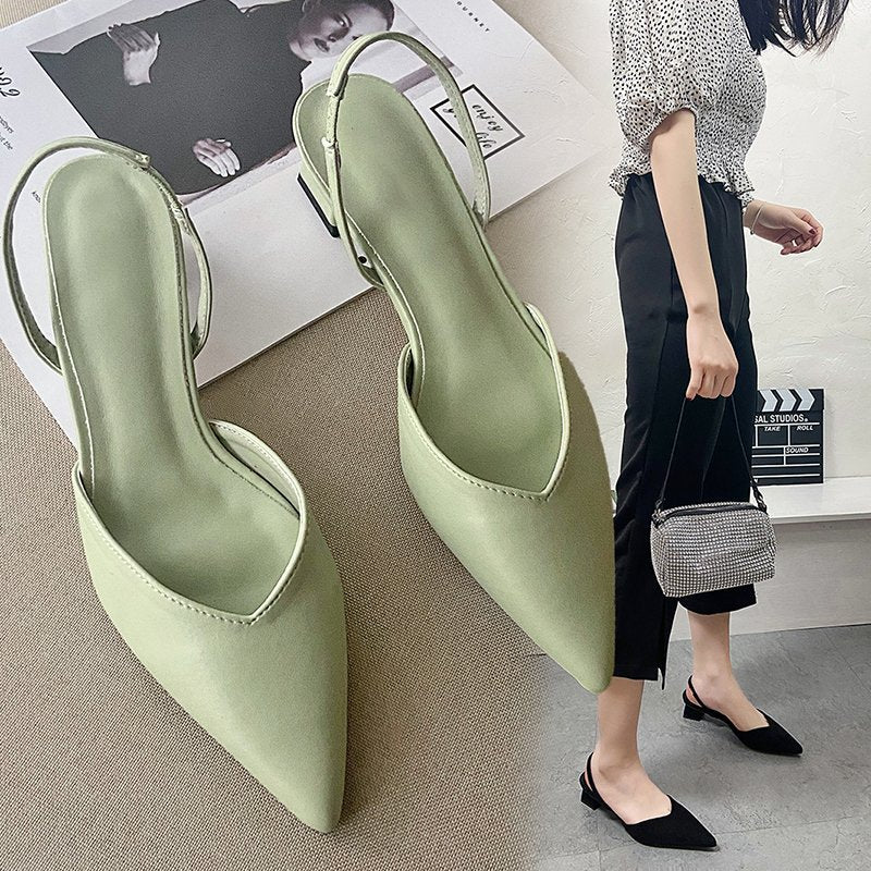 Women's Slingback Pumps with modern design and elegant medium heel