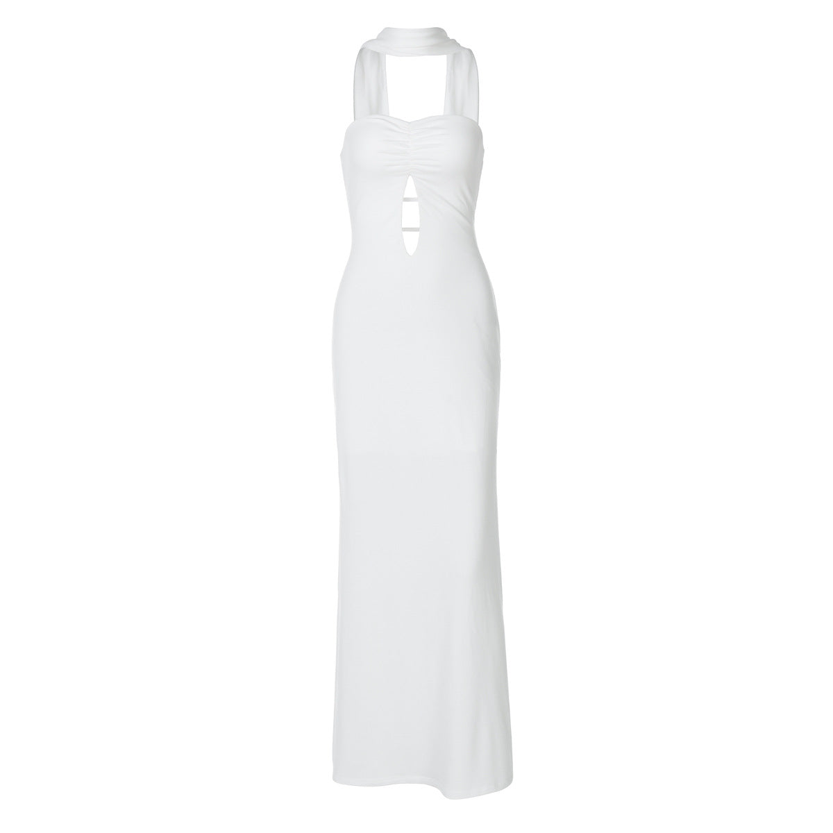 Women's Elegant Bodycon Jumpsuit with Cut-Out Details