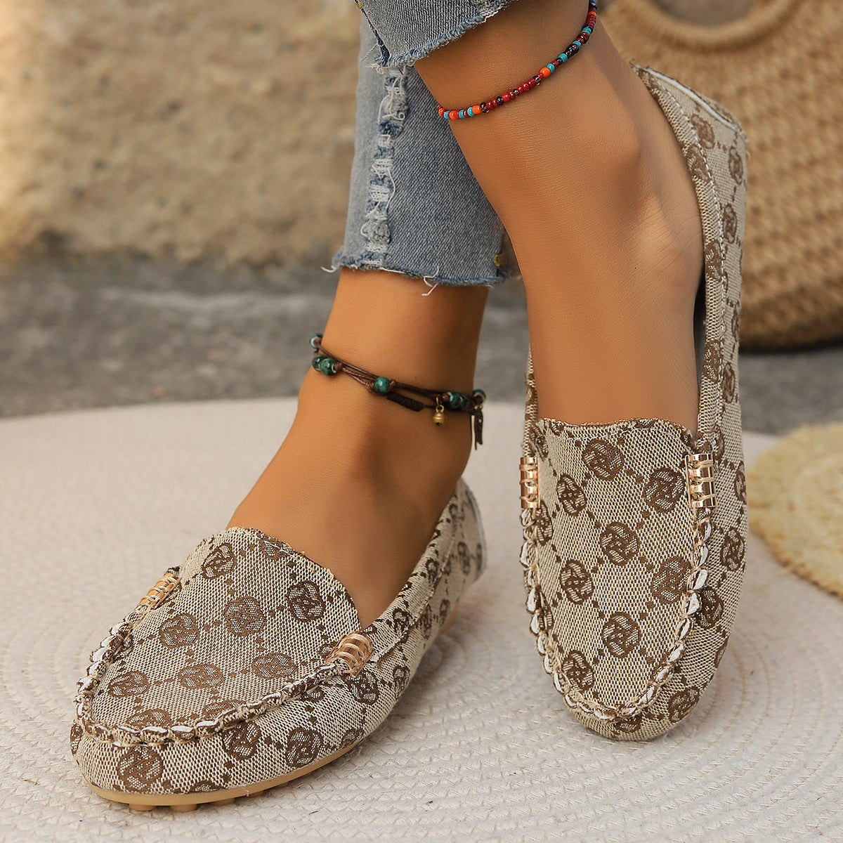 Ladies Elegant Textured Slippers