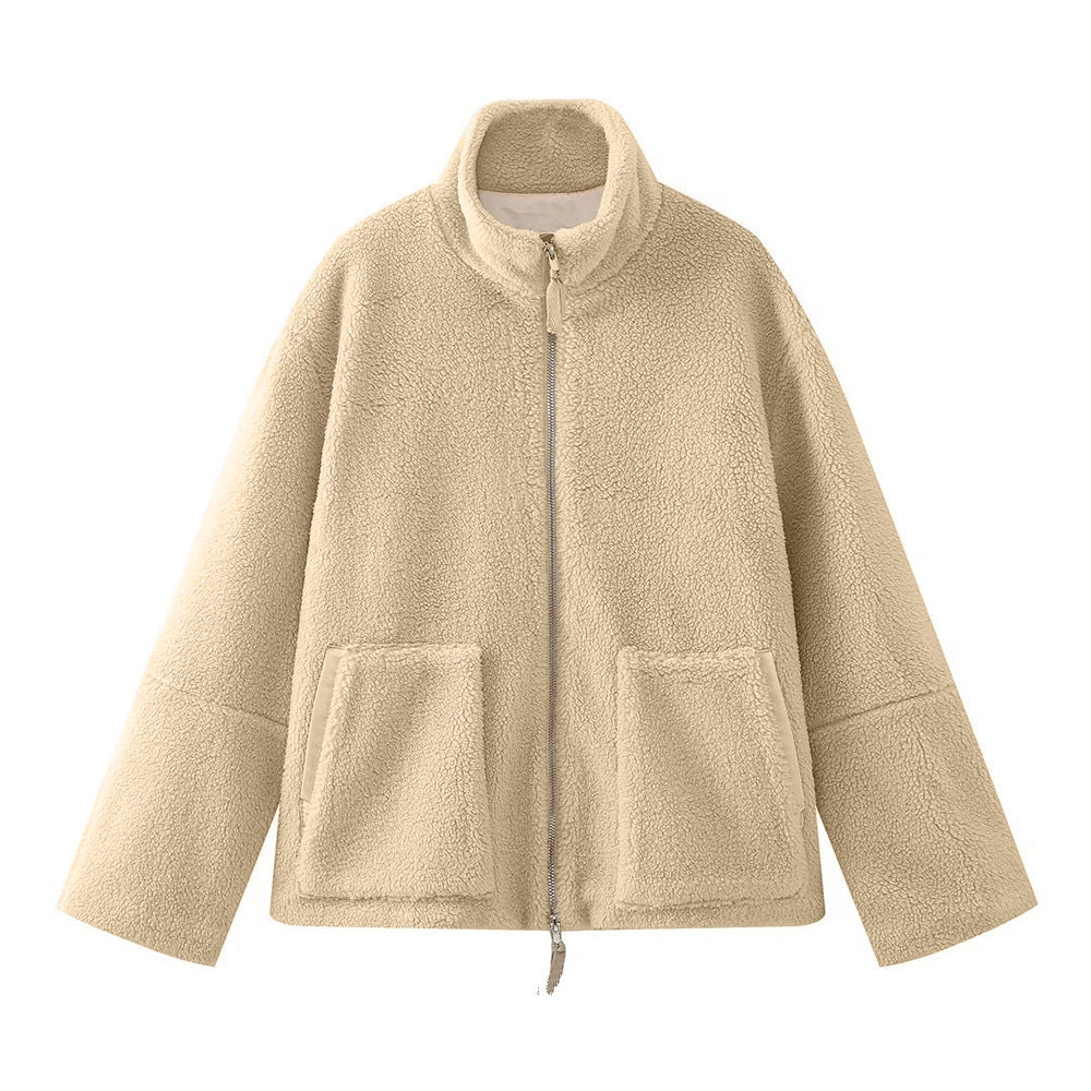 Women Oversized Fleece Jacket
