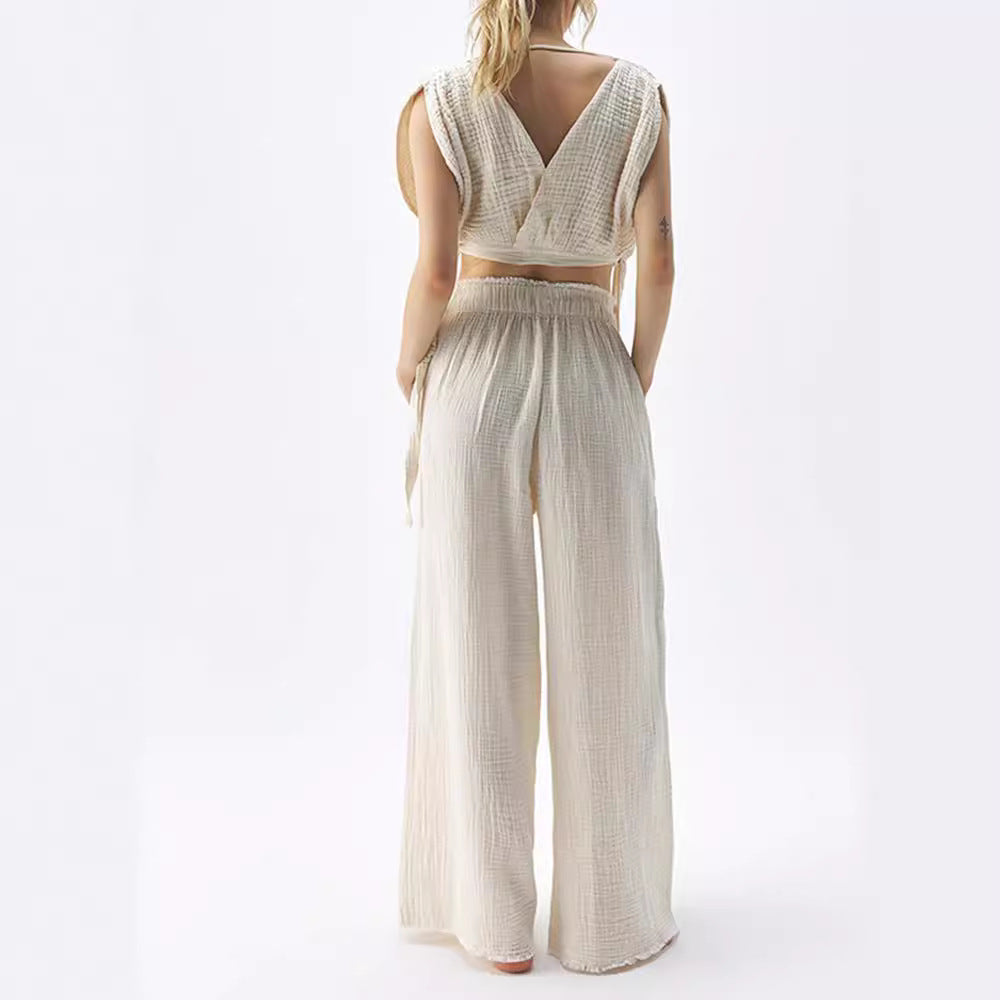 Women's Casual Two-Piece Jumpsuit