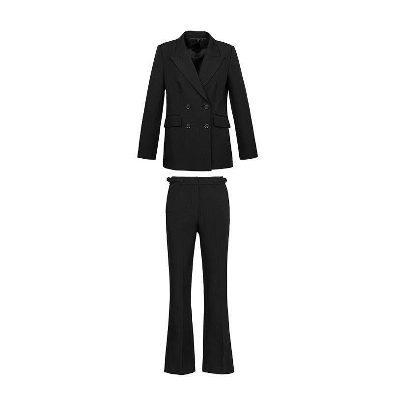 Women's Tailored Double-Breasted Suit Set