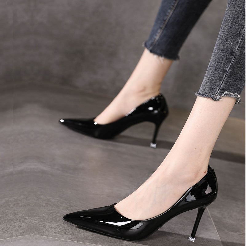 Women's High Gloss Stiletto Heels
