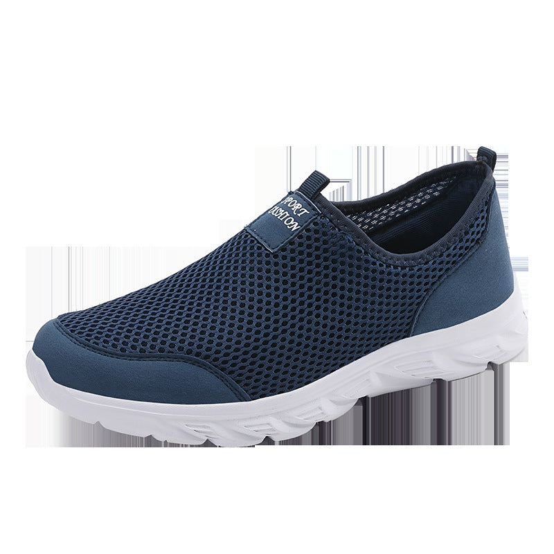 Men Breathable Slip-On Walking Sneakers
