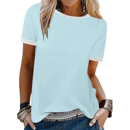 Women T-Shirt with contrasting sleeves