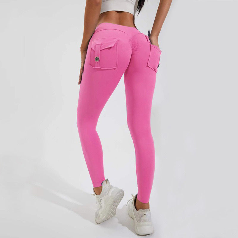 Women's Sporty Leggings with Practical Pockets