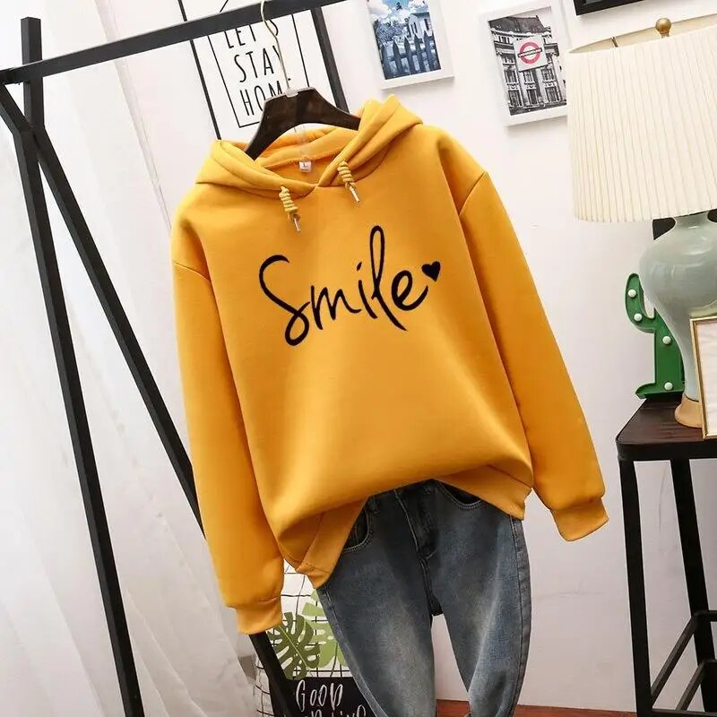 Lysse | Hoodie Comfortable Smile Graphic Hoodie - Lysse