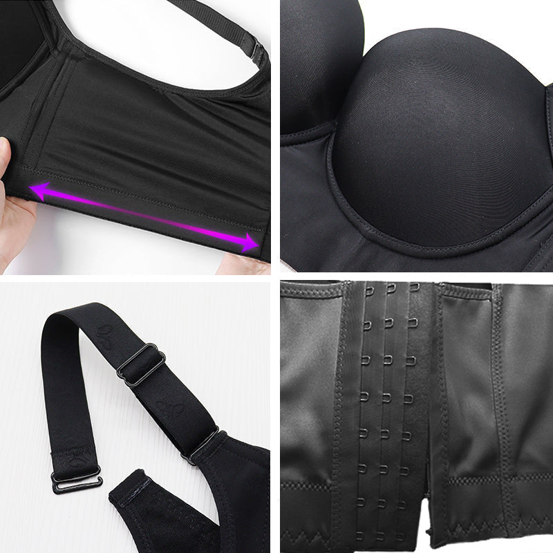 Push up Back Smoothing Bra for Invisible Support for Women