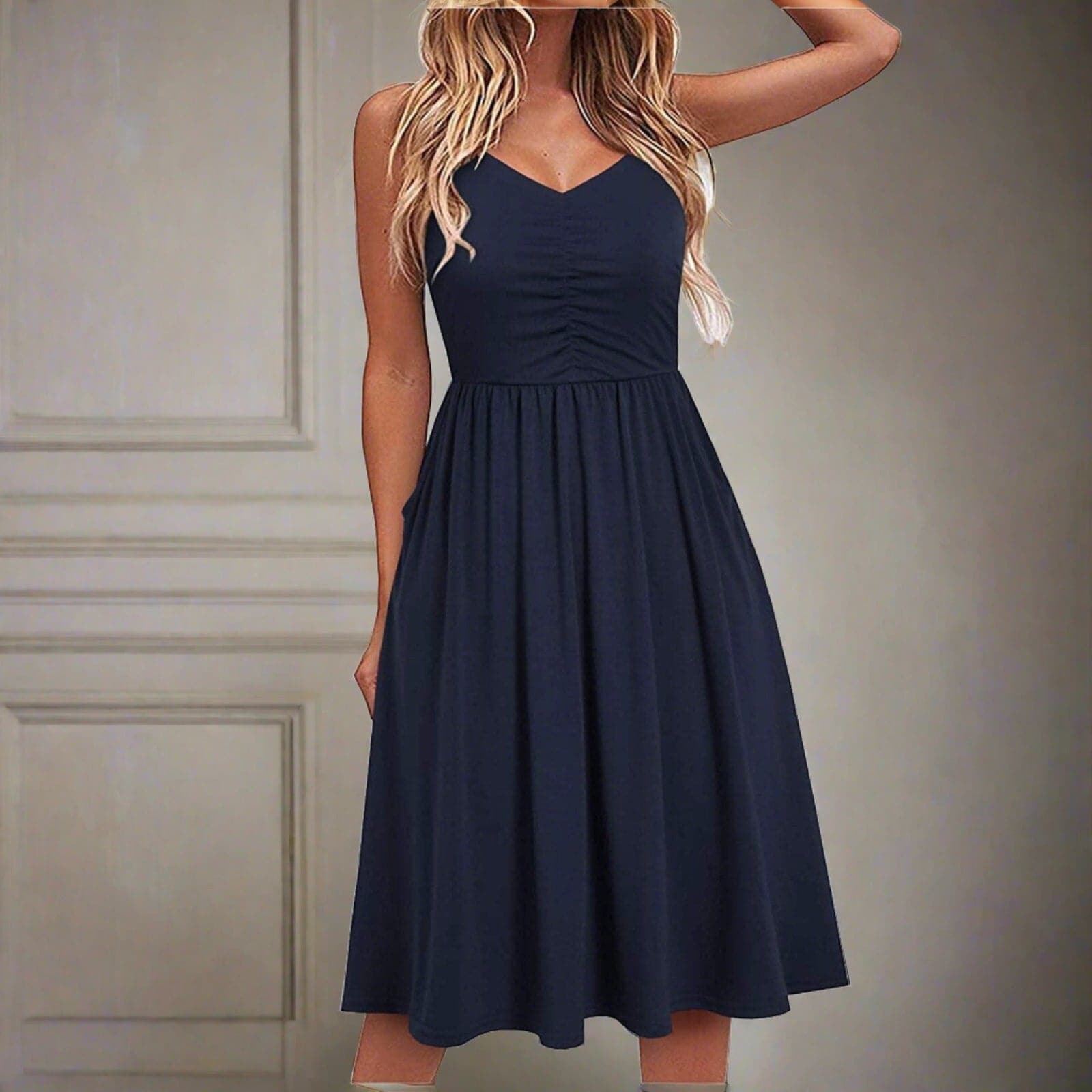Elegant Midi Dress for Summer