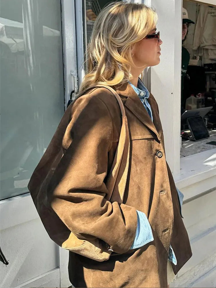 Elegant Suede Jacket