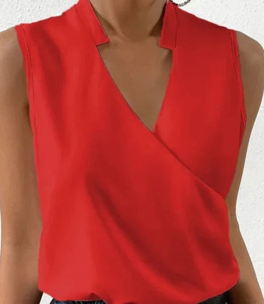 Elegant Sleeveless Solid Top