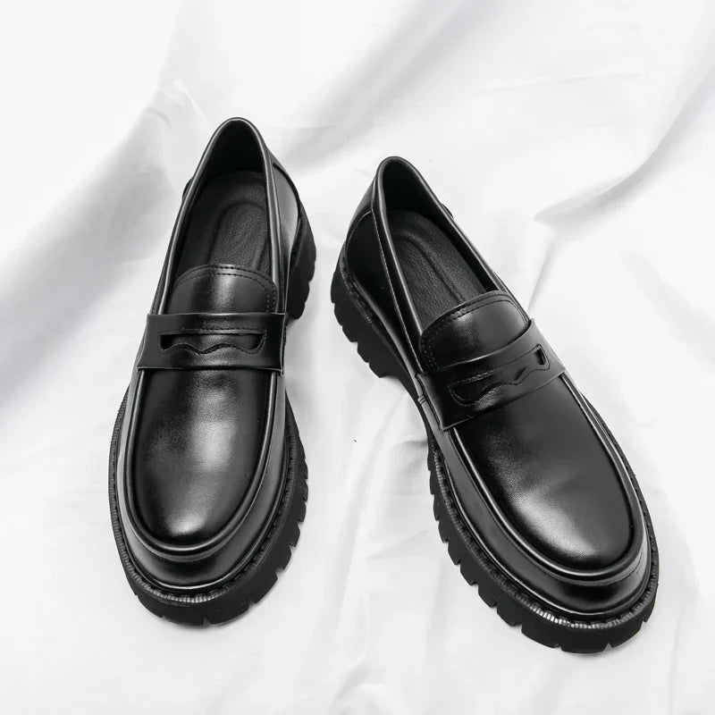 Premium Business Men's Loafers High Sole