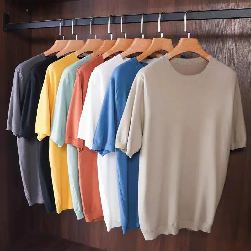 Cashmere Short Sleeve T-Shirt