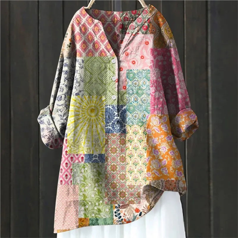 Casual Blouse With Floral Print