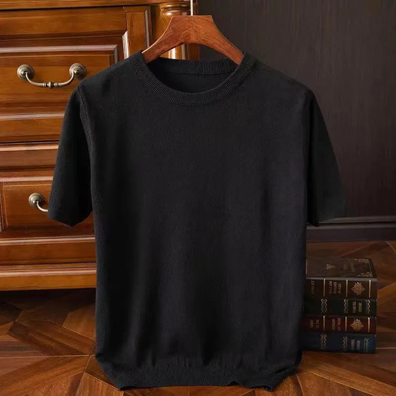 Cashmere Short Sleeve T-Shirt