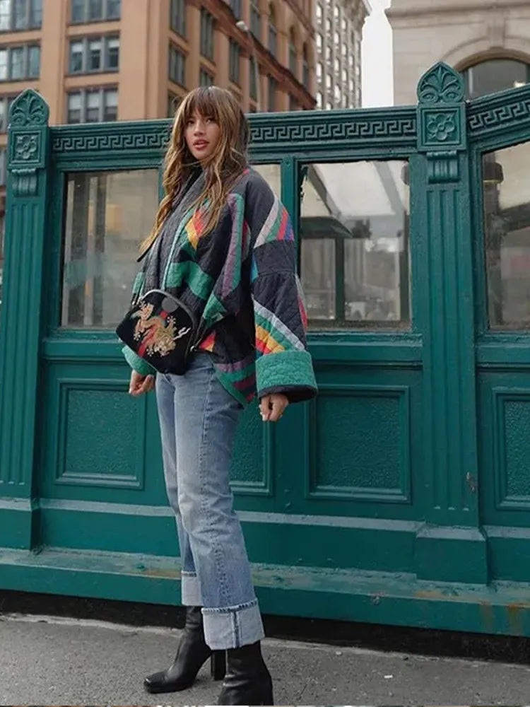 Lysse | Striped Padded Jacket