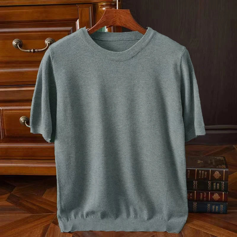Cashmere Short Sleeve T-Shirt