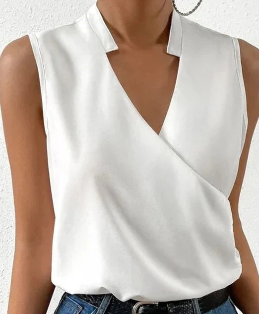Elegant Sleeveless Solid Top