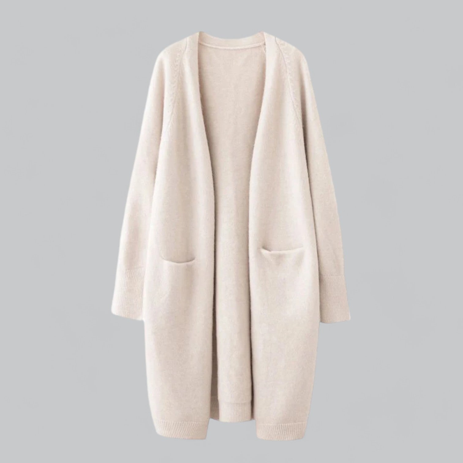 Classic Long Cashmere Cardigan for Women
