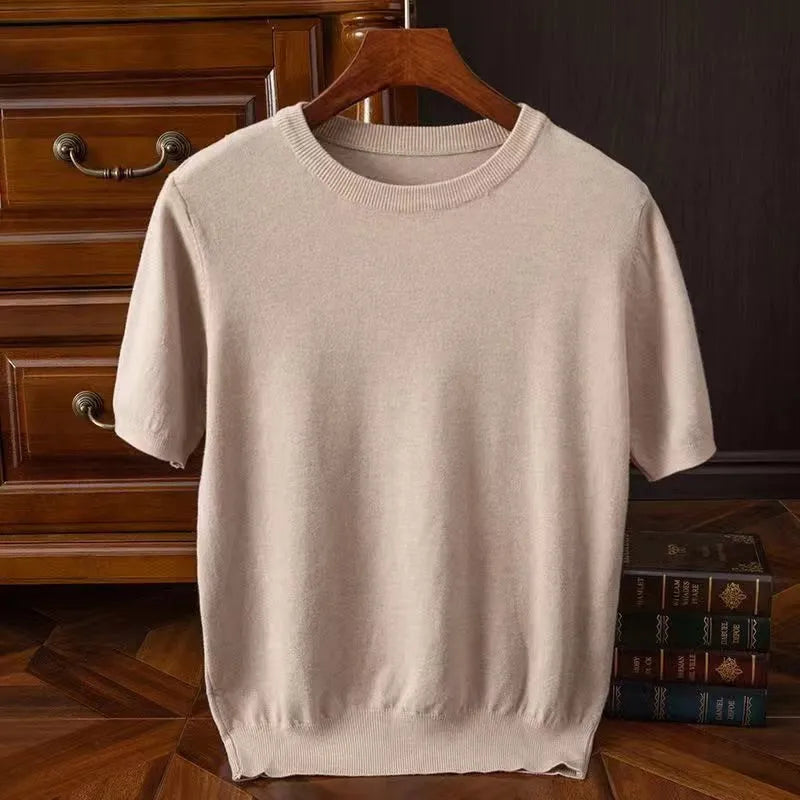 Cashmere Short Sleeve T-Shirt
