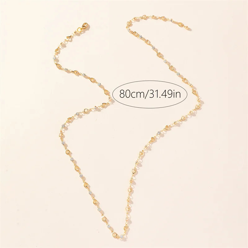 Colorful Zircon Crystal Necklace for Women